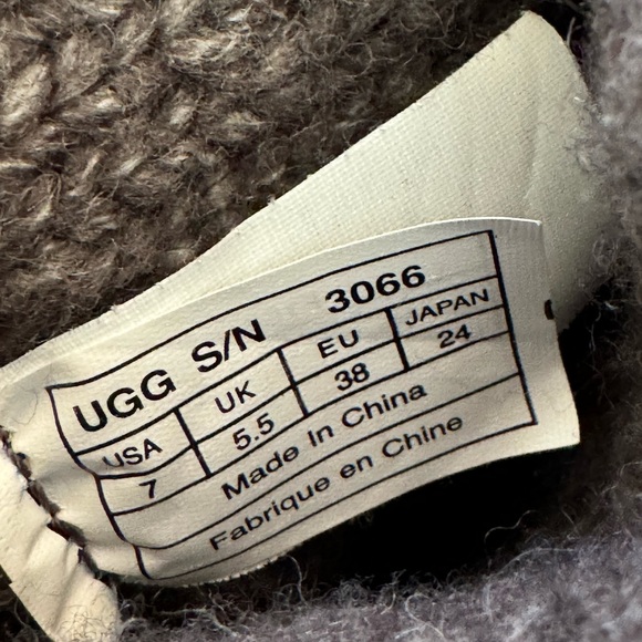 UGG Womens Classic Lattice Cardy Pure Knit Boot size 7 - Picture 6 of 6